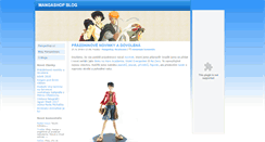 Desktop Screenshot of blog.mangashop.cz