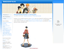 Tablet Screenshot of blog.mangashop.cz